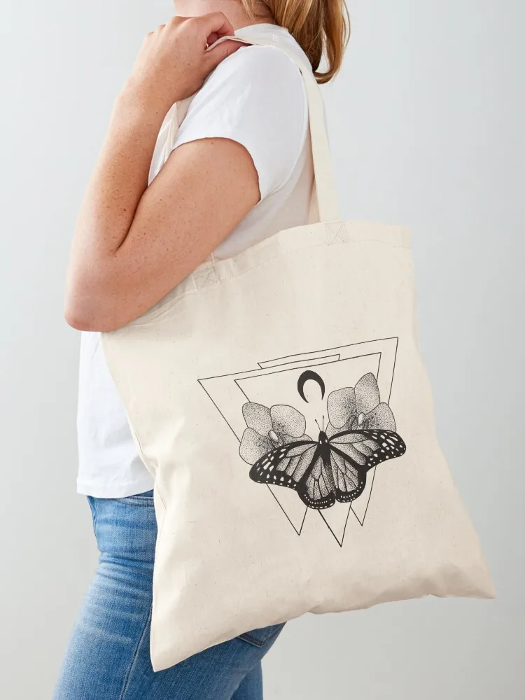 

Monarch and Orchids Tote Bag tote bag men's tote bag women Large bags for women