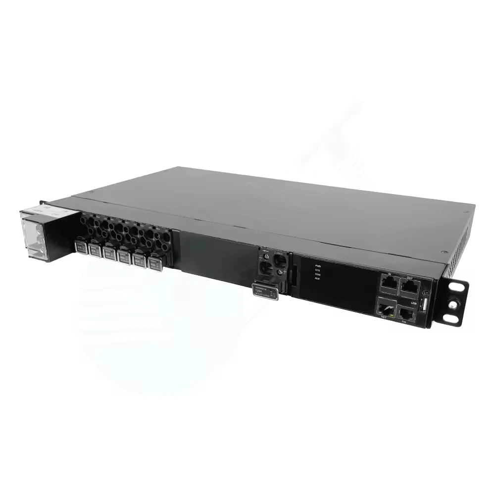 High efficiency 1U intelligent PDU DC power distribution Dpdu intelligent plug socket 30A 200A 32A 63A ISO certified aluminum
