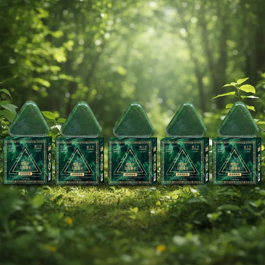 

Arborvitae Leaf Shampoo Soap Strongly Fight Dandruff Strengthen Hair Root Effective Oil Control Prevent Hair Loss Solid Shampoo