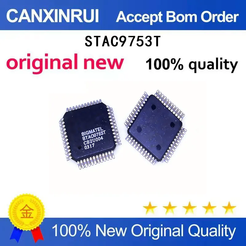 

(5-100 Pieces) Brand new original STAC9753T QFP spot chip IC