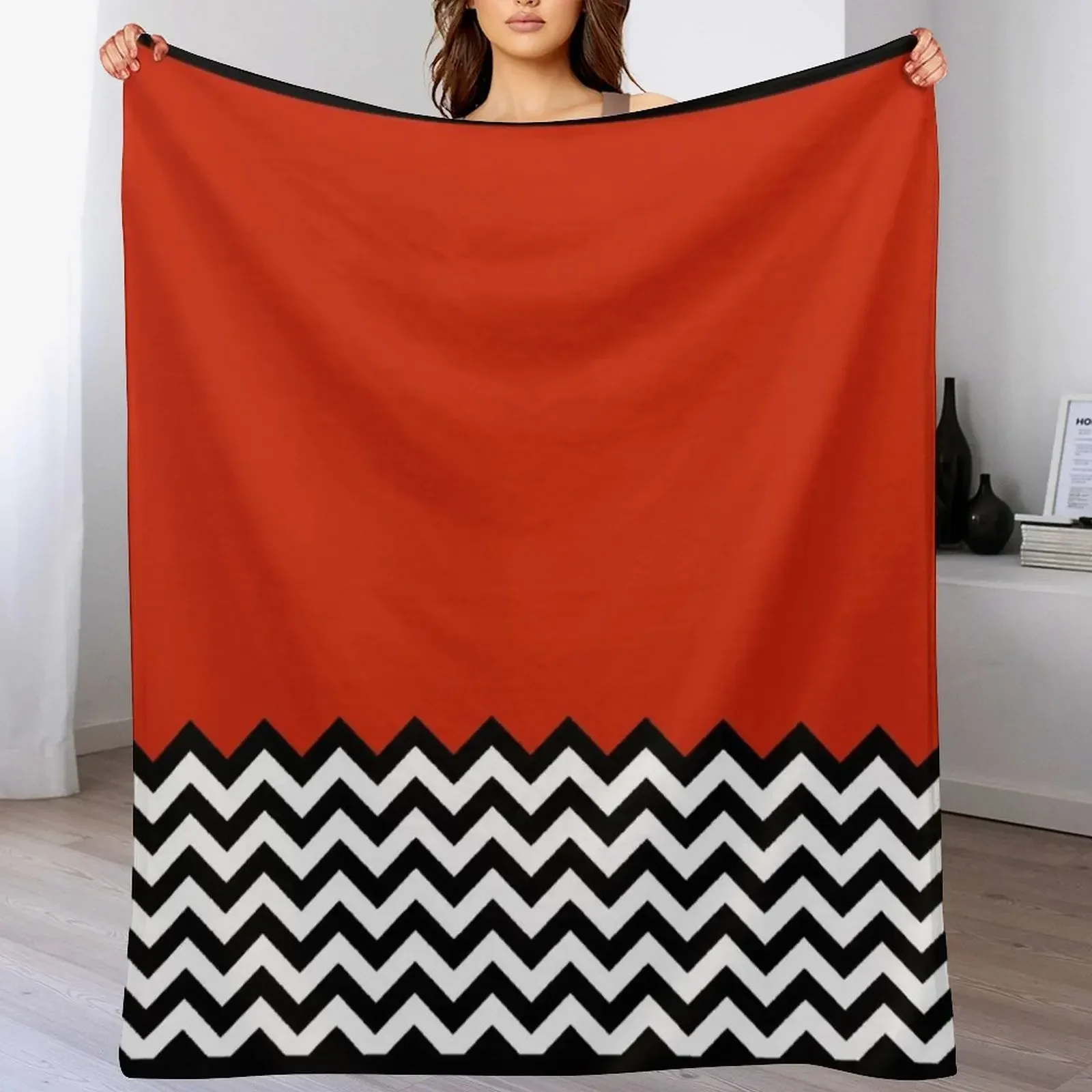 

Black Lodge (Twin Peaks) inspired graphic Throw Blanket Quilt Giant Sofa Blankets Giant Sofa Plaid on the sofa Nap Blankets