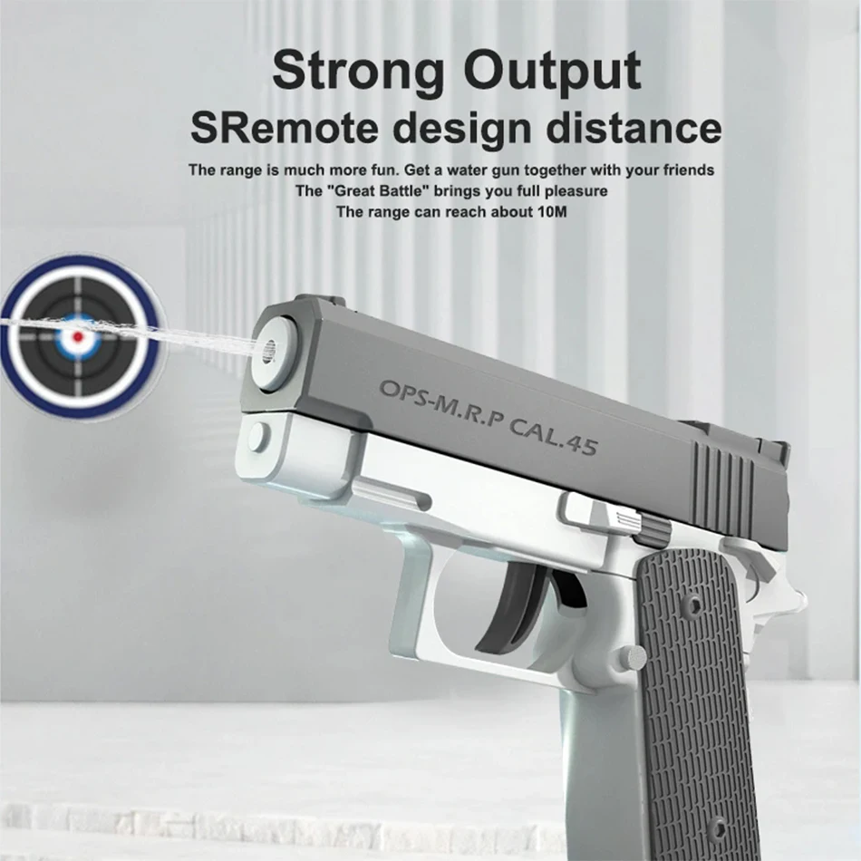 Summer Water Gun non Electric Pistol High-pressure Full Automatic Shooting Kid Children Boys Girls Adult Water Beach Toys Gun