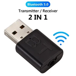 Bluetooth 5 0 Receiver Wireless Music Audio Adapter 3.5mm Jack Mini Bluetooth Audio Receiver For Laptops Stereo Radio Car Music