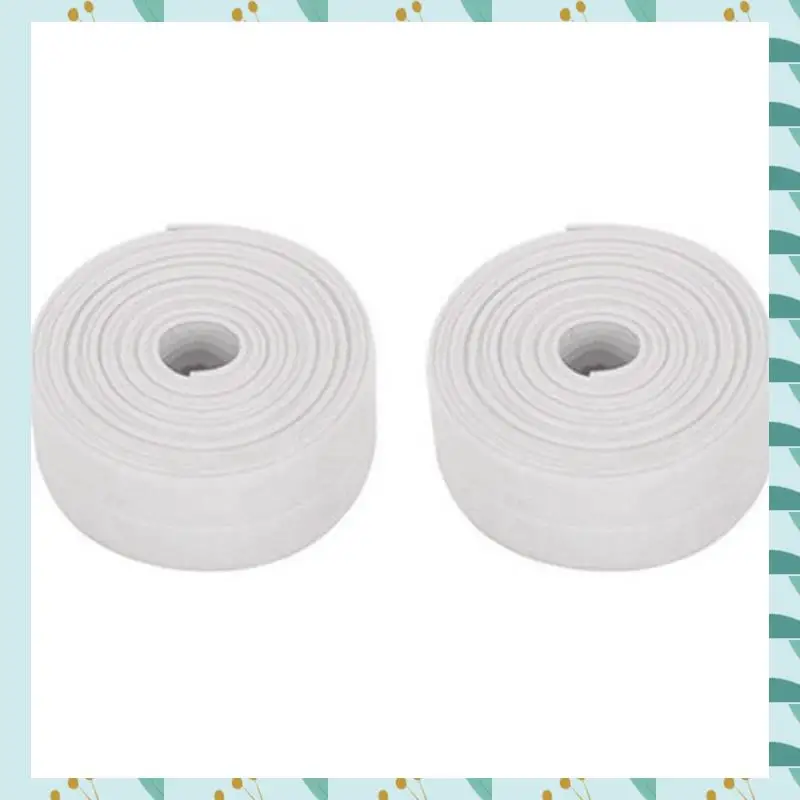 

A71P Белая водонепроницаемая уплотнительная лента для ванной и кухни, полоска против плесени для душа и раковины, 3,2 м х 2,2 см