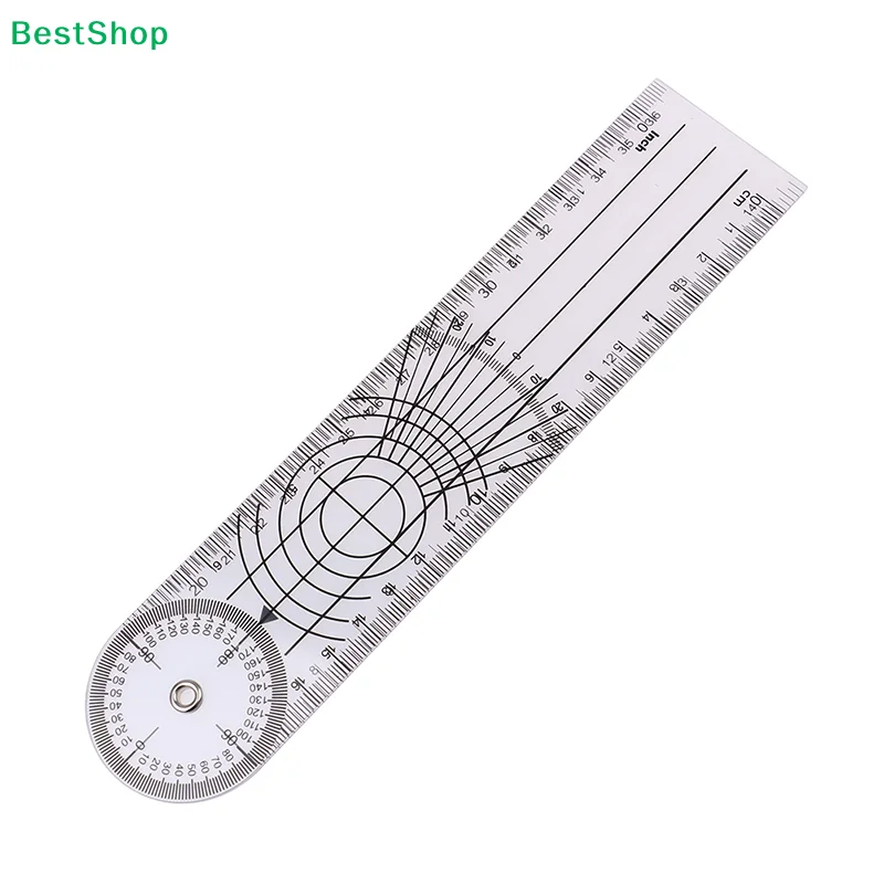 〔R〕Goniometer Angle Ruler, 360° Adjustable Medical Spinal Goniometer for Physiotherapy & Angle Measurement