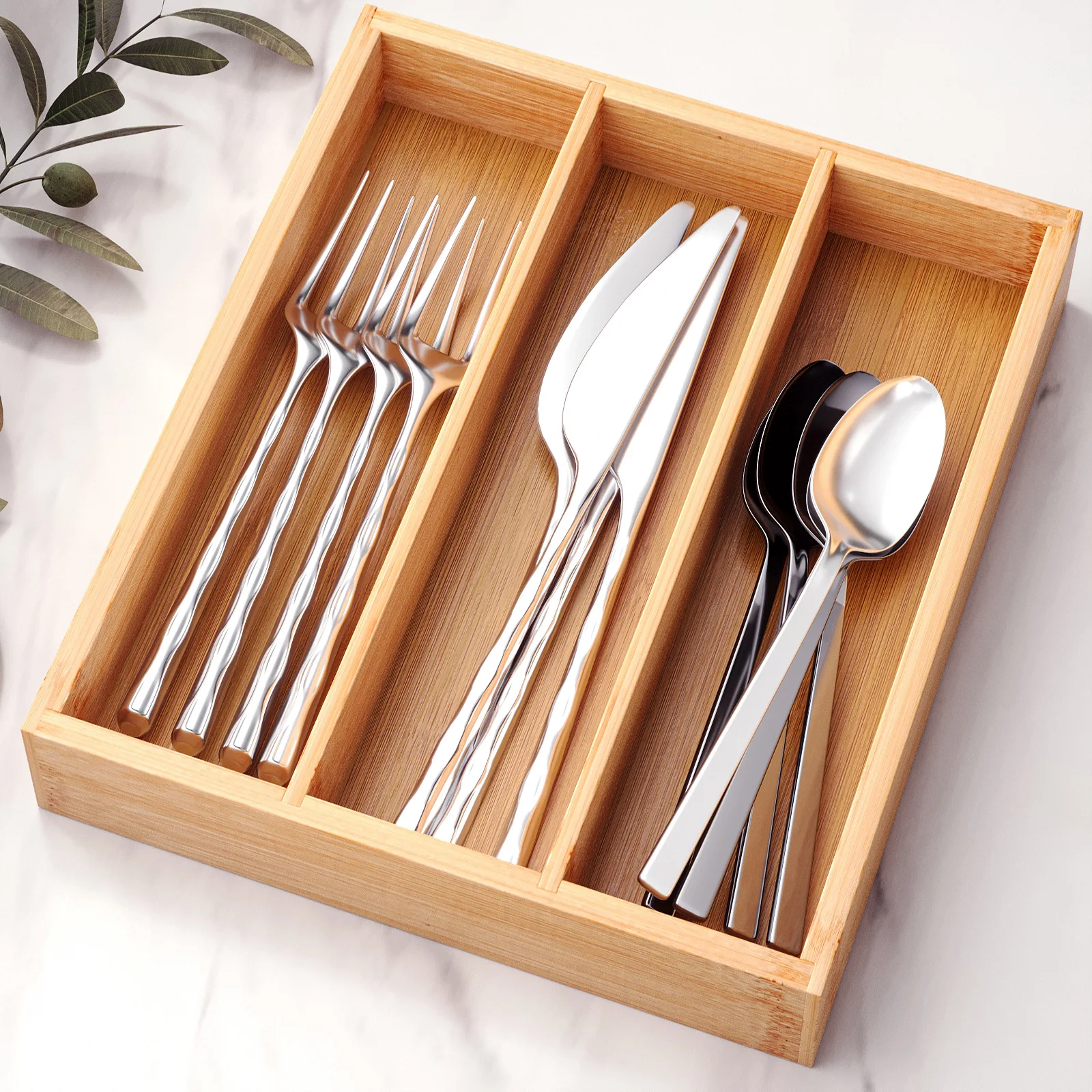 Office Drawer Organizer - Plateau de rangement pour couverts en
