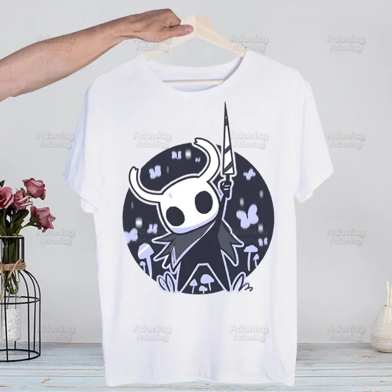 Hollow Knight Game Shirt Novelty  Vintage Crew Hollow Crew Team Neck Men\'s T-Shirt Women Top Tee Gift Streetwear