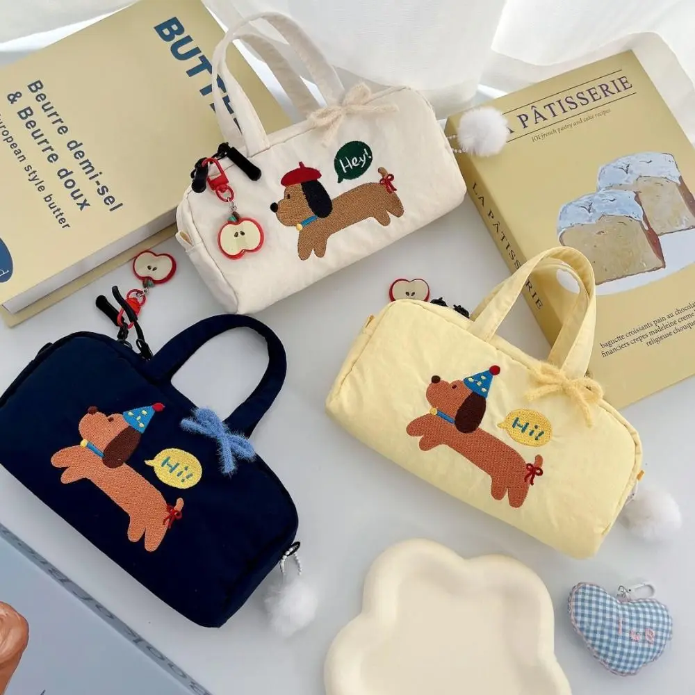 

Новый пенал для щенка, большая вместительная мультяшная сумка, многофункциональная многослойная сумка для канцелярских принадлежностей, офисная сумка