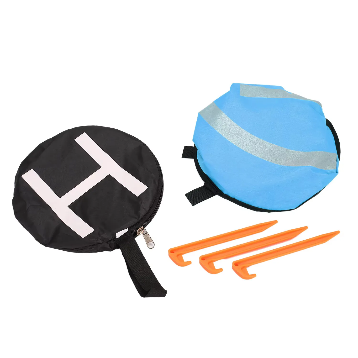 

55cm 75cm Drone Universal Reflective Foldable Fast-fold Landing Pad Mat for RC DJl Mini 4 Pro Mavic Spark Quadcopter Parking