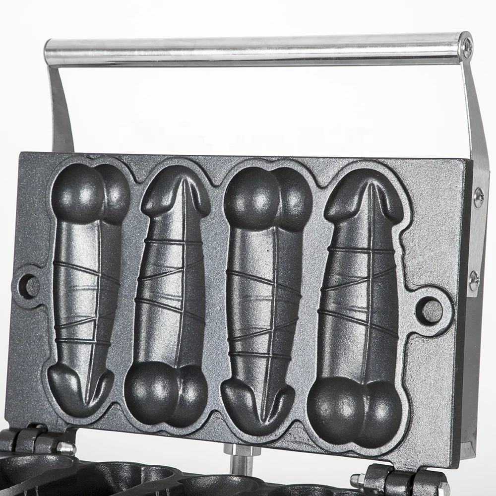 عالية الجودة التحكم في درجة الحرارة التجارية القضيب الهراء صانع آلة ديك آلة الوافل