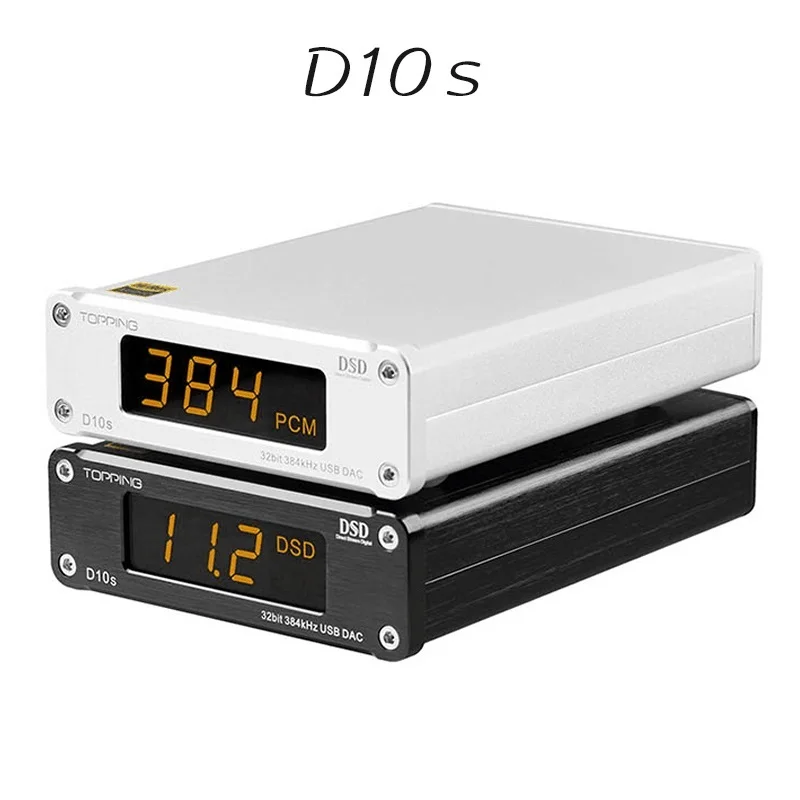 Top D10s MINI Digital USB DAC XMOS XU208 ES9038Q2M PCM384KHz DSD256 Audio HIFI Decoder & D10 Balanced USB DAC