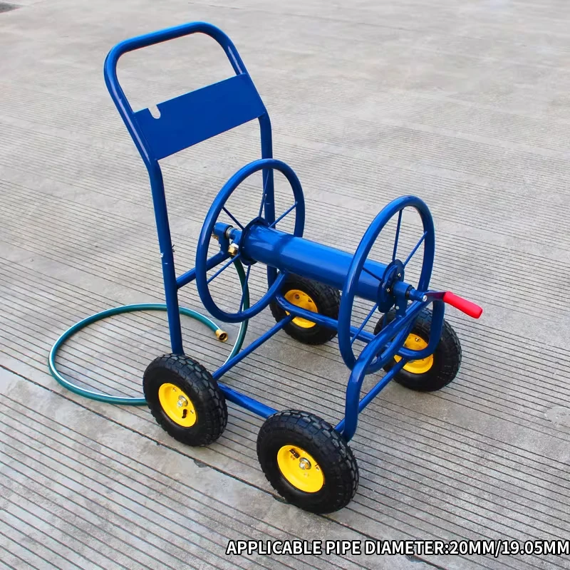 

Hose Reel Cart Suitable For DN15-DN25 Water Pipes Multi-Function Hose Reel Effortless Winding And Storage Manual Storage Rack