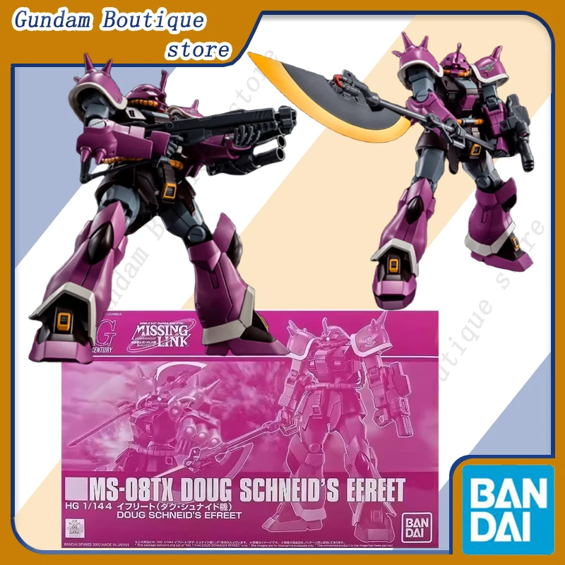 

Bandai натуральная HG MS-08TX DOUG SCHNEID'S EFREET GUNDAM аниме фигурка робота Коллекционная сборная модель игрушки подарок детям