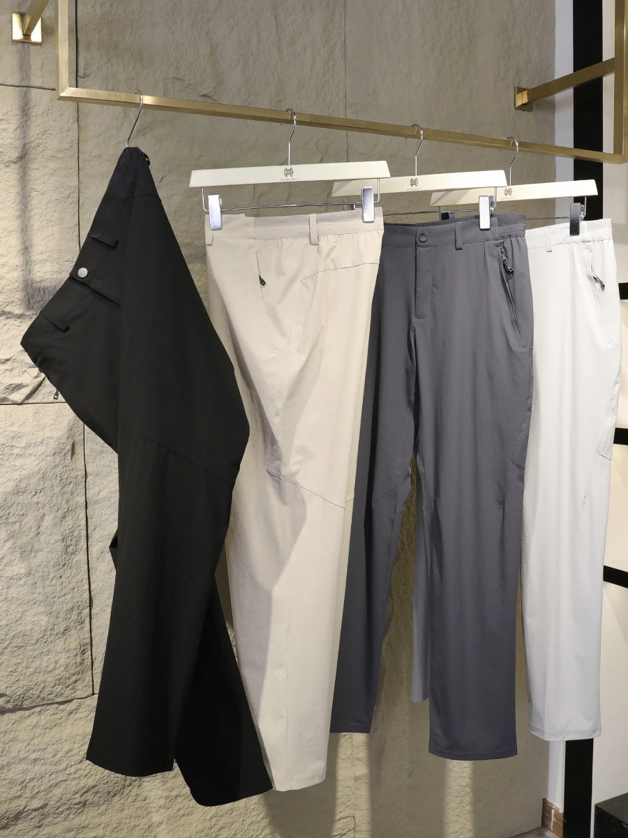 

Новые летние мужские легкие дышащие быстросохнущие брюки для занятий спортом на открытом воздухе, бегом, фитнесом и пешим туризмом