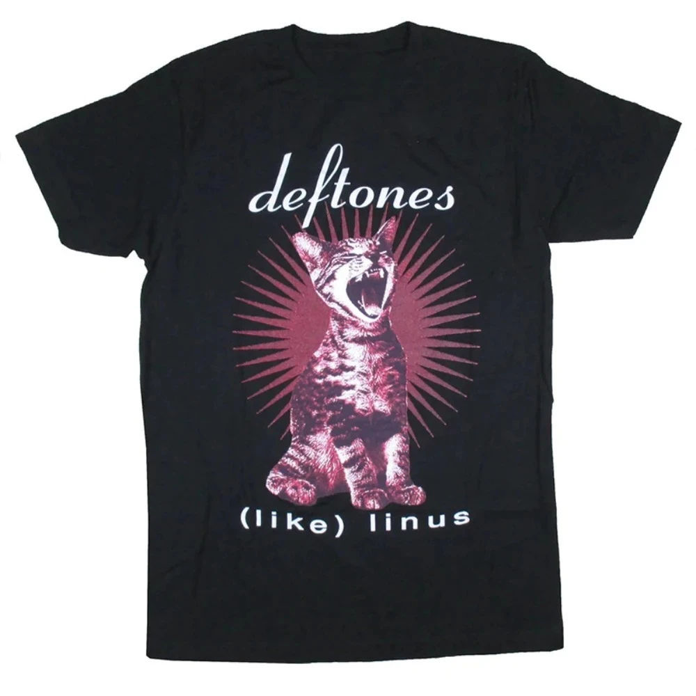 ديفتونز القطن المغني الفرقة تي شيرت الرجال النساء الهيب هوب روك تي شيرت بلايز الشارع الشهير خمر للجنسين المتضخم المحملة الملابس