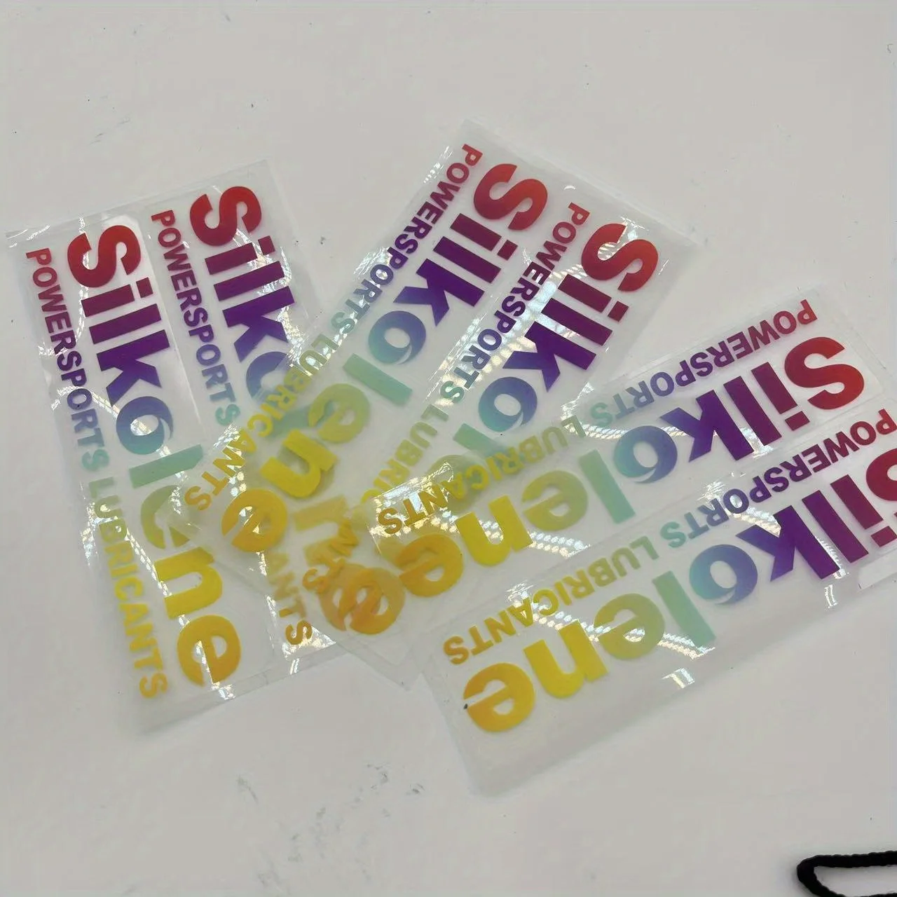 الحرير دراجة نارية زيوت التشحيم ملصق مقاوم للماء ملصق حائط من الفينيل لاصق دائم مخصص ملحقات الدراجة تصميم التدرج #5