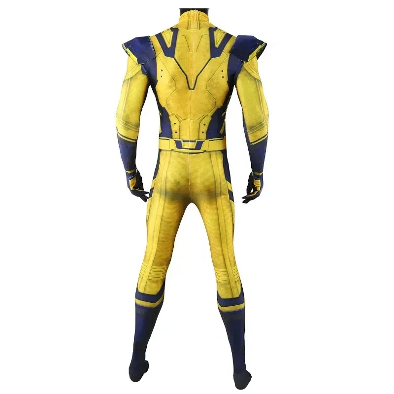

Wolverine Cosplay Costume Jumpsuit James Howlett Armor Set 3D Printing Zentai Bodysuit Superhero Halloween Adult Man Outfit FHGJ