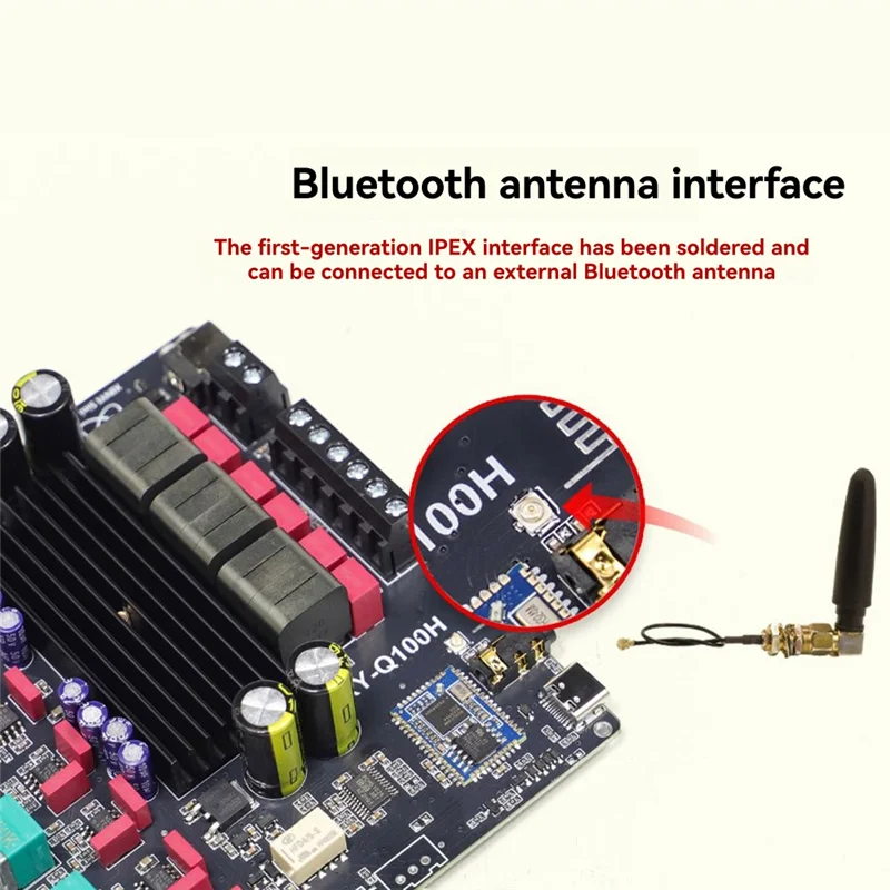 【FAST-SALE】Q100H High-Power Bluetooth Digital Sound Amplifier Board 2.1 Channel Subwoofer 50Wx2+ 100W TPA3116 Power Amplifier Sp
