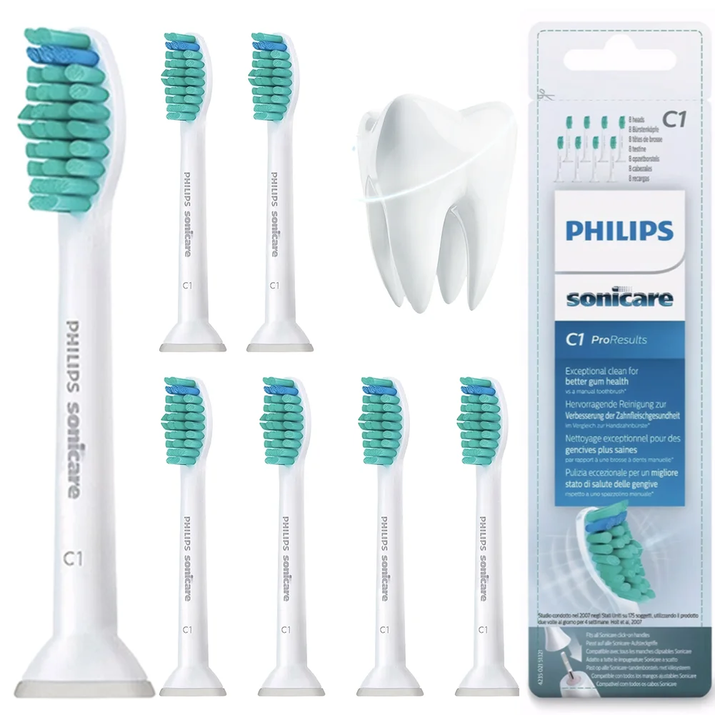 8/16PCS Toothbrush Heads White Toothbrush Brush Head Exceptional Clean for Philips Sonicare C1 Pro Results For Toothbrushes