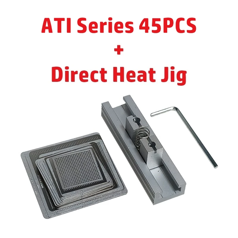 BGA Direct Heat Heating Graphics Card BGA Stencils For VGA/INTEL/NVIDIA/ATI Video chips Bga Repair Reball Reballing Stencil