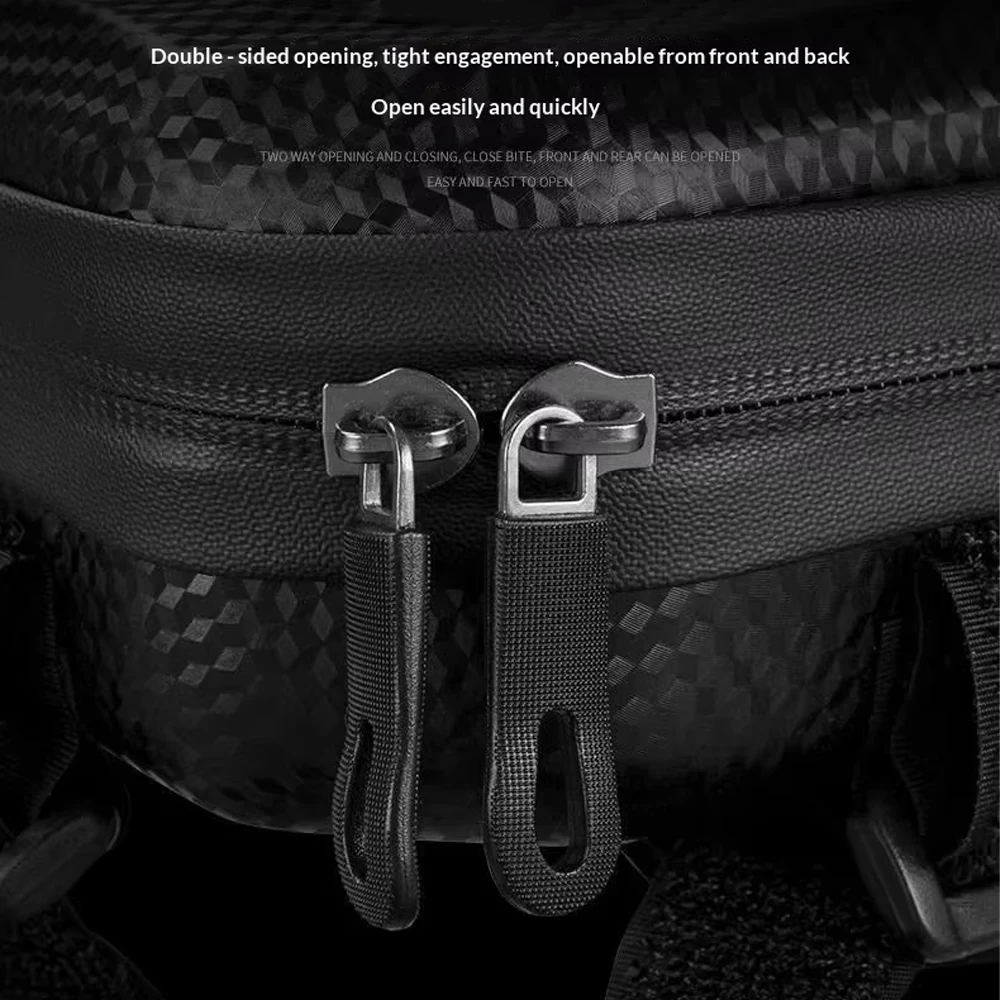 2Pcs Motorcycle Side Bag 1.5L Large Capacity Universal No Logo Saddlebag Bicycle Bag Waterproof Multifunctional Storage Pouch