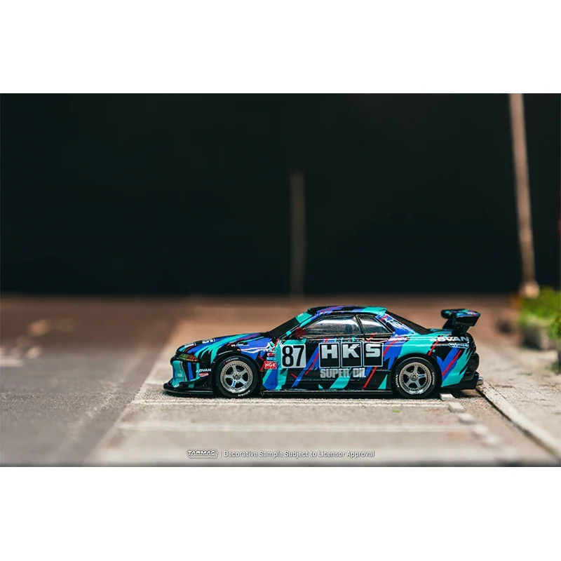 先行販売 TW 1:64 日産 スカイライン R32 ワイドボディ HKS ダイキャストカーモデル コレクション おもちゃ ターマックワークス TW