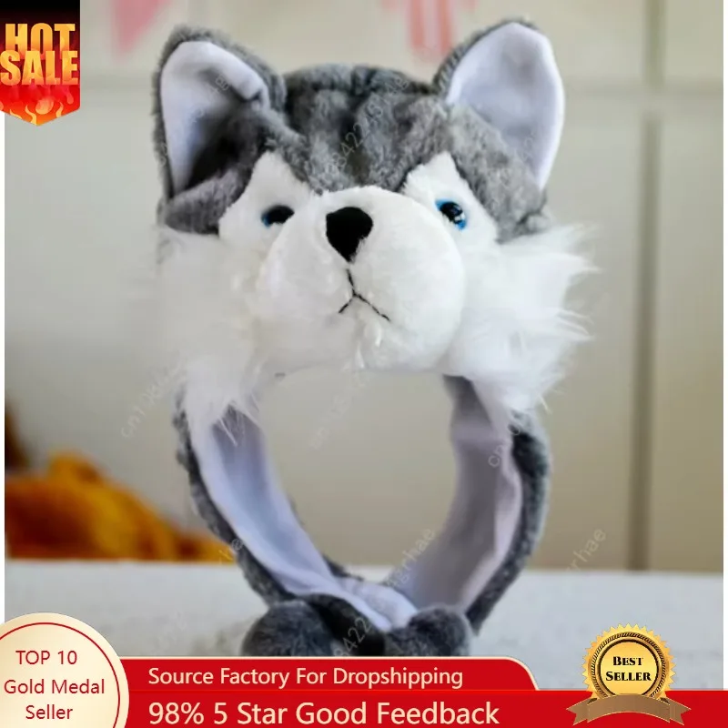 

Plush Fun Animal Hats One Size Cap Polyester With Fleece Lining Penguin Plush Animal Winter Ski Hat Beanie Aviator Style Winter