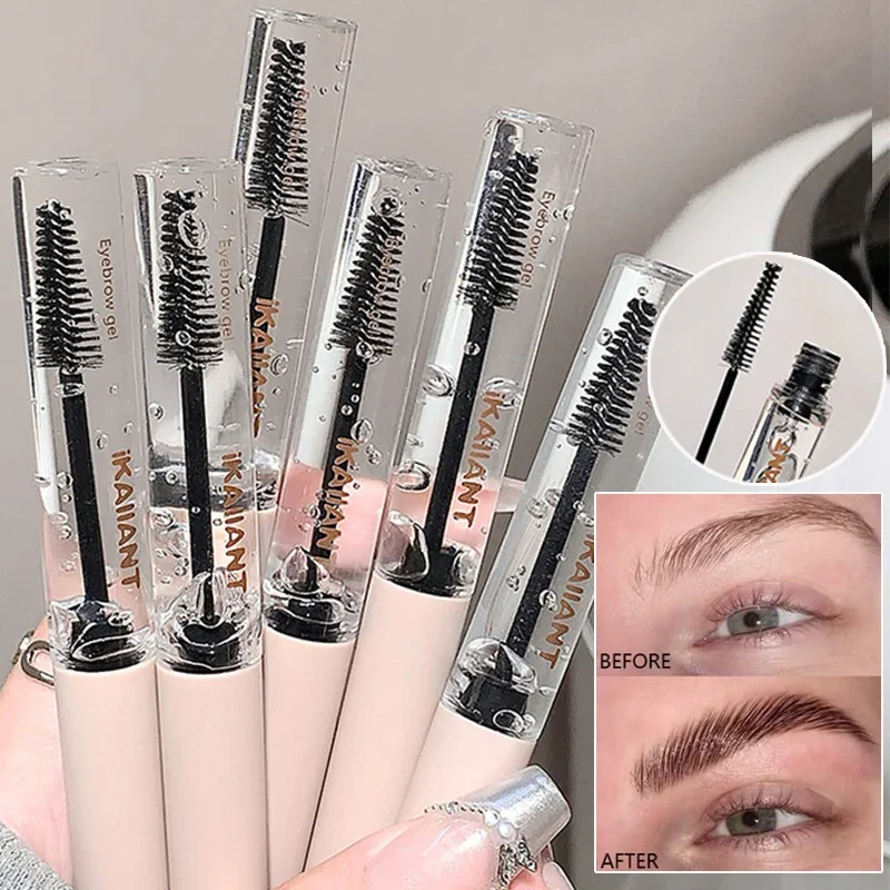 3D-Augenbrauen-Styling-Gel, wasserdicht, transparent, schnell trocknend, matt, natürlich, wilde Einstellung, Augenbrauen-Gel, Lifting-Augenbrauen-Verstärker, Make-up