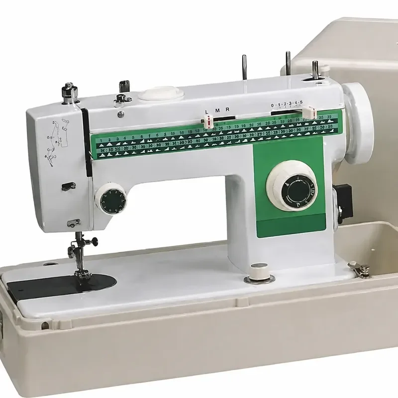 307 Single Needle Household Sewing with 24 Stitch Patterns Metal Body Portable Mini Sewing