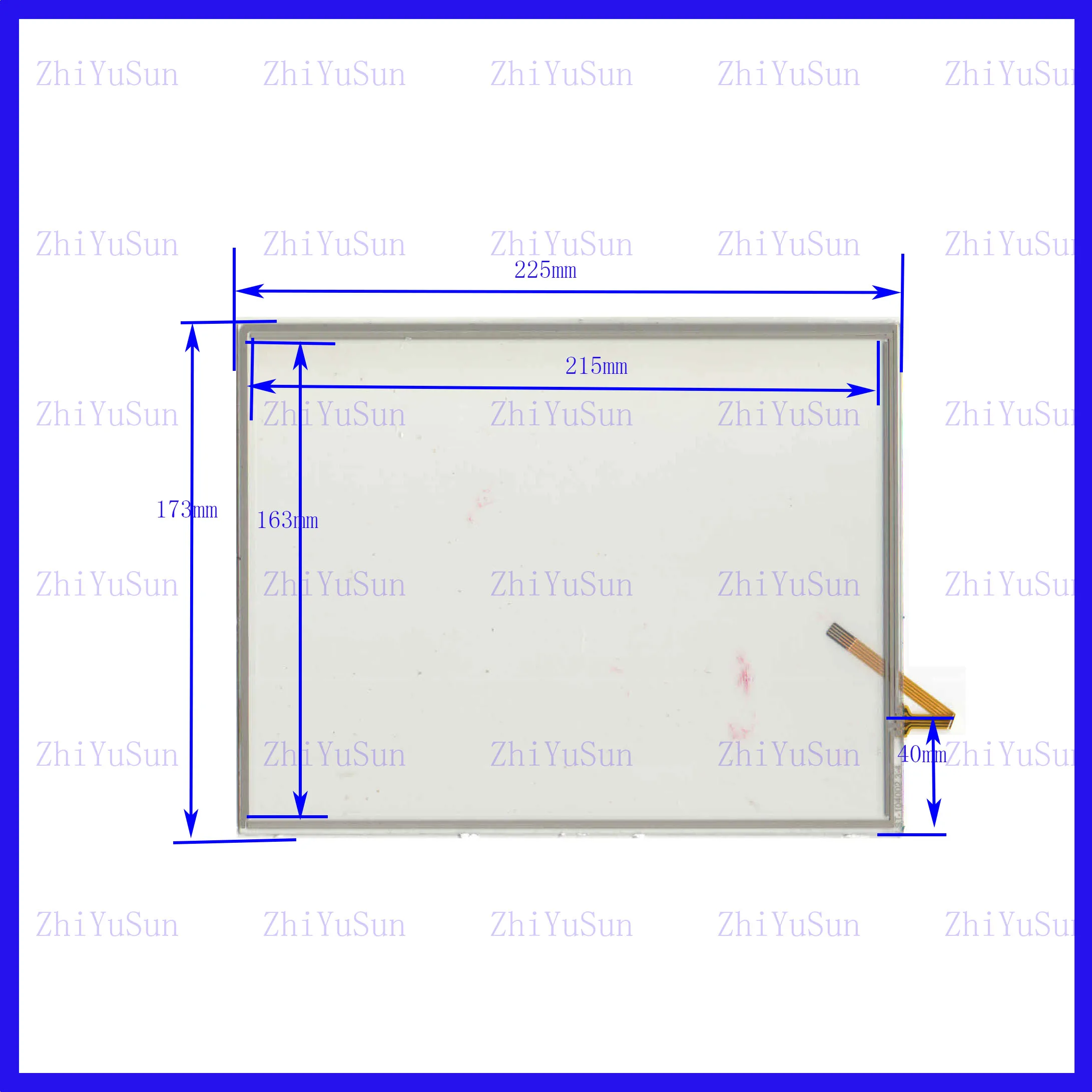 

ST-104002 225*173mm touch screennew imported materials 225*173