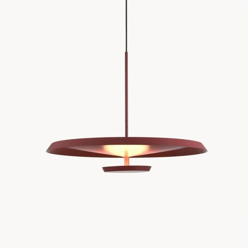Post-modern Minimalist Aluminum Pendent Lamp for Nordic Restaurant Entrance Balcony and Background Wall Decoration Lighting
