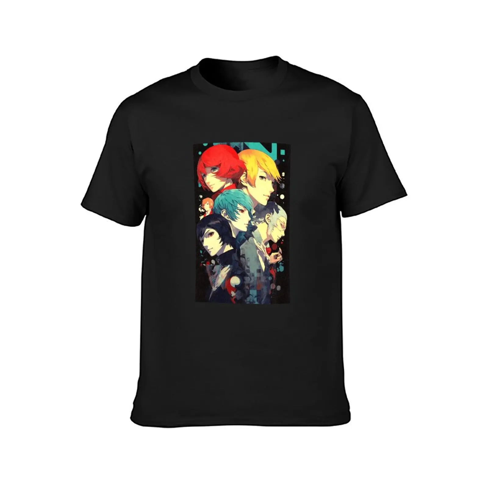 persona 3 reload fanart Characters T-Shirt summer tops Short sleeve tee oversizeds mens vintage t shirts