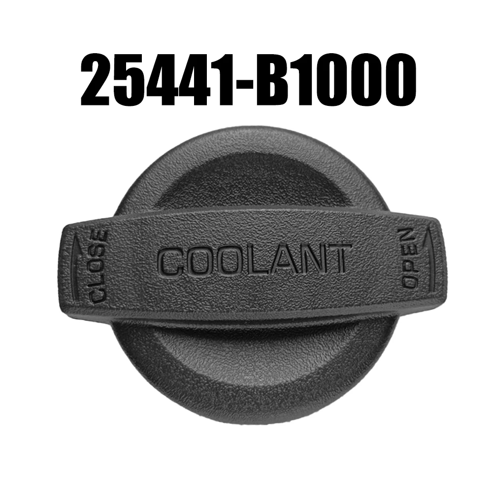 25441-B1000 Cap Coolant Reservoir Cap ABS Material Anti-corrosion Black Color Non-deformation OEM Number 25441-B1000