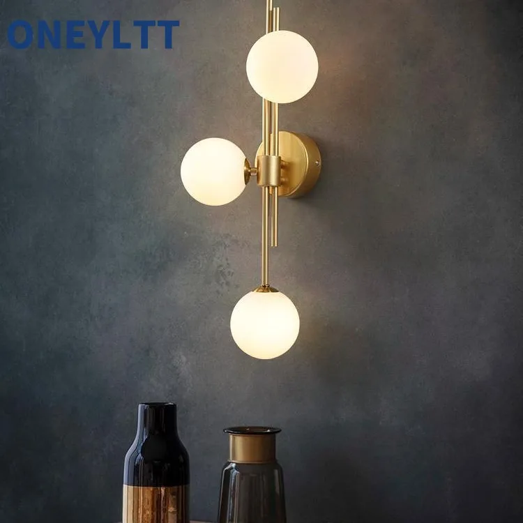

Wall lamp, bedroom bedside lamp, light luxury French retro cream style Nordic minimalist living room TV background wall lamp