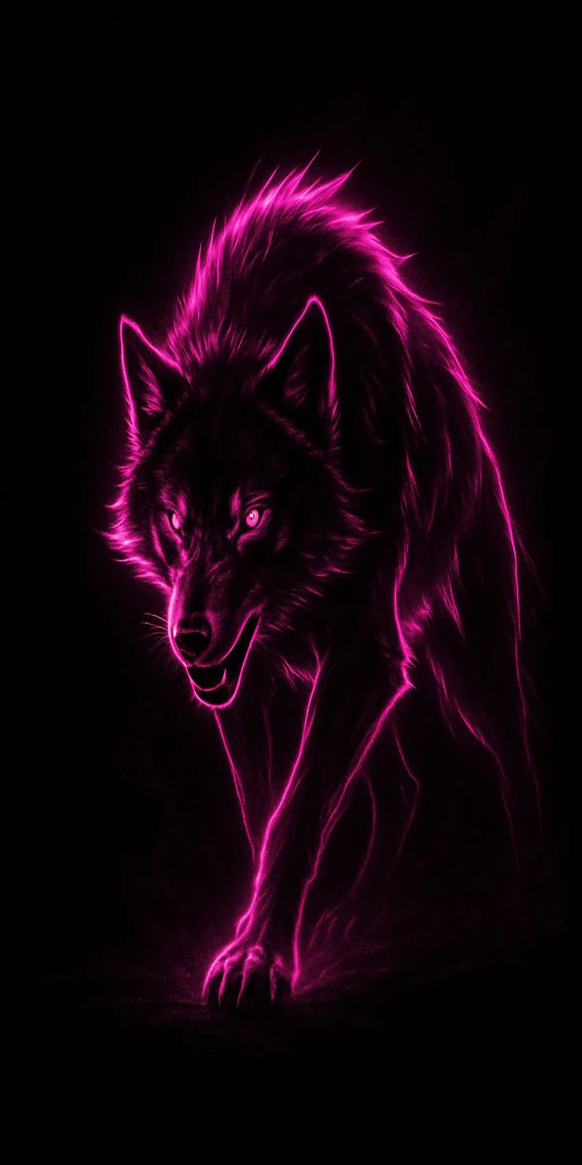 Electric Scooter Anti-slip Sticker Sandpaper Skateboard GripTape Sheet 60*30cm Cool Mecha Wolf Pattern