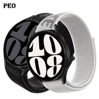20mm Nylon loop 22mm Band For Samsung Galaxy Watch 7 6/5/pro/4/Classic/active 43-47-40-44mm for Nike sport bracelet huawei strap