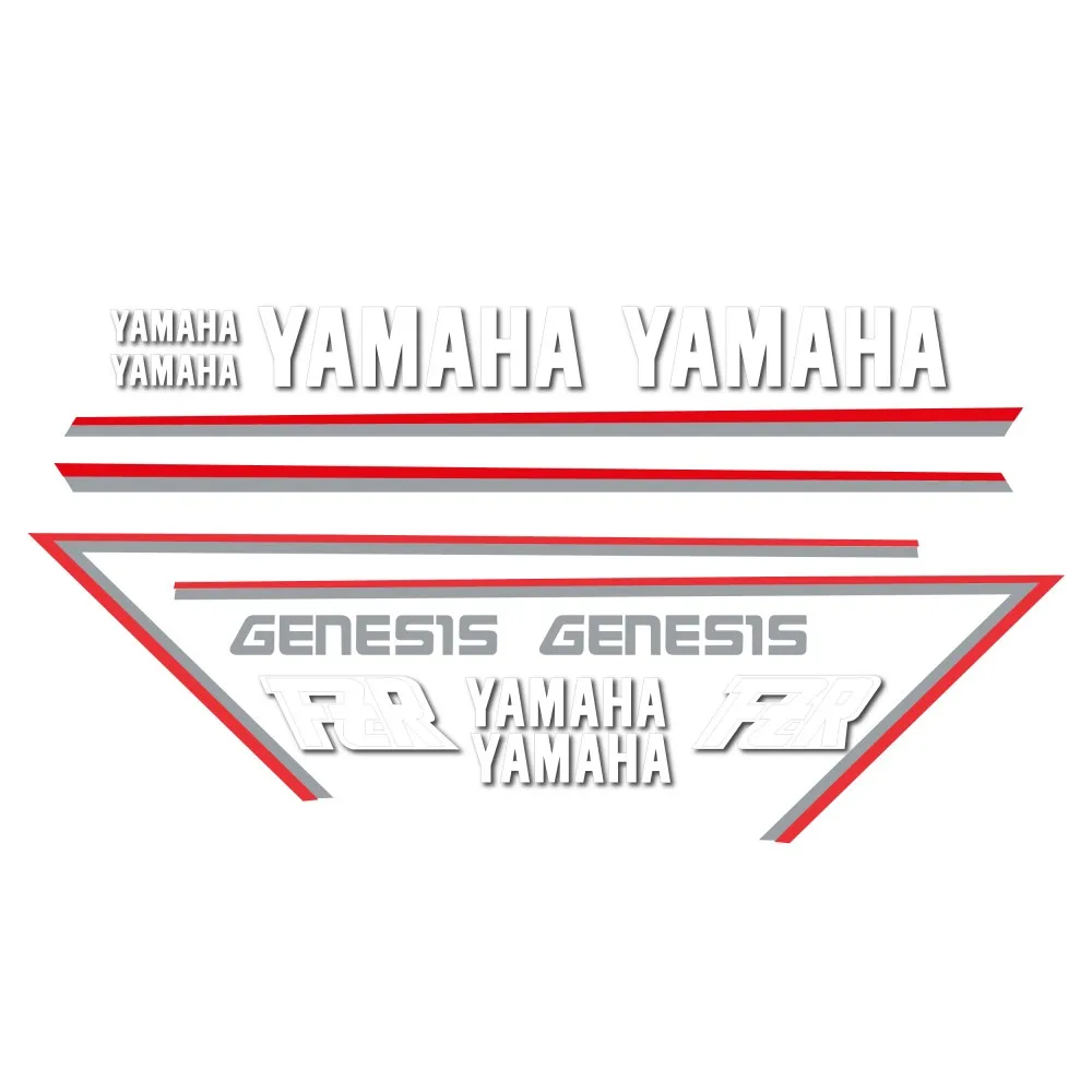 Road Motorbike compatible sticker kit Yamaha FZR 600 BLACK 99