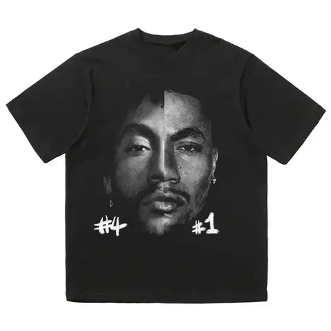 100% Cotton Basketball Stars Jersey T-Shirt Curry Kobe James Durant Printed Men's Summer Fashion Loose Short Sleeve Top Clothing