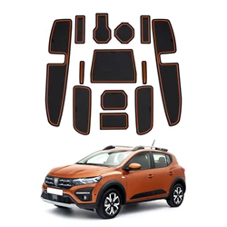 LFOTPP Tapis de porte pour Dacia Sandero 3 / Dacia Sandero Stepway III Tapis de porte antidérapant Auto Dacia Sandero Stepway 2024 Accessoires