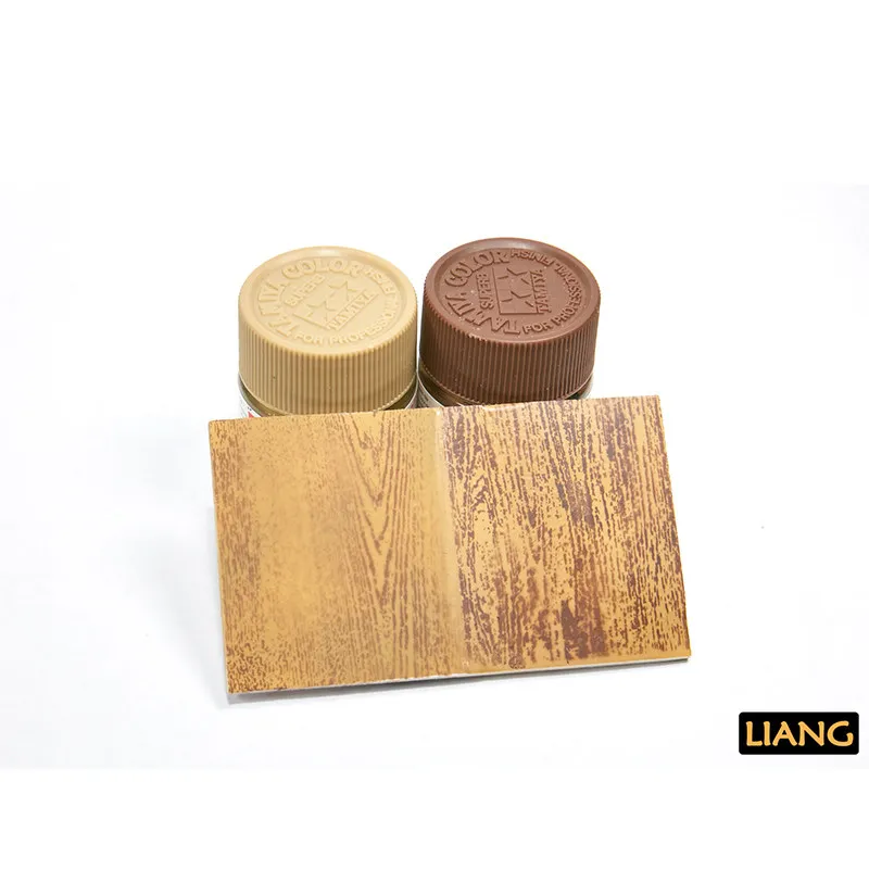 LIANG Modello Strumento Grano di legno Vernice spray Perdite Spray Foglio per incisione su metallo 0301 ~ 0304