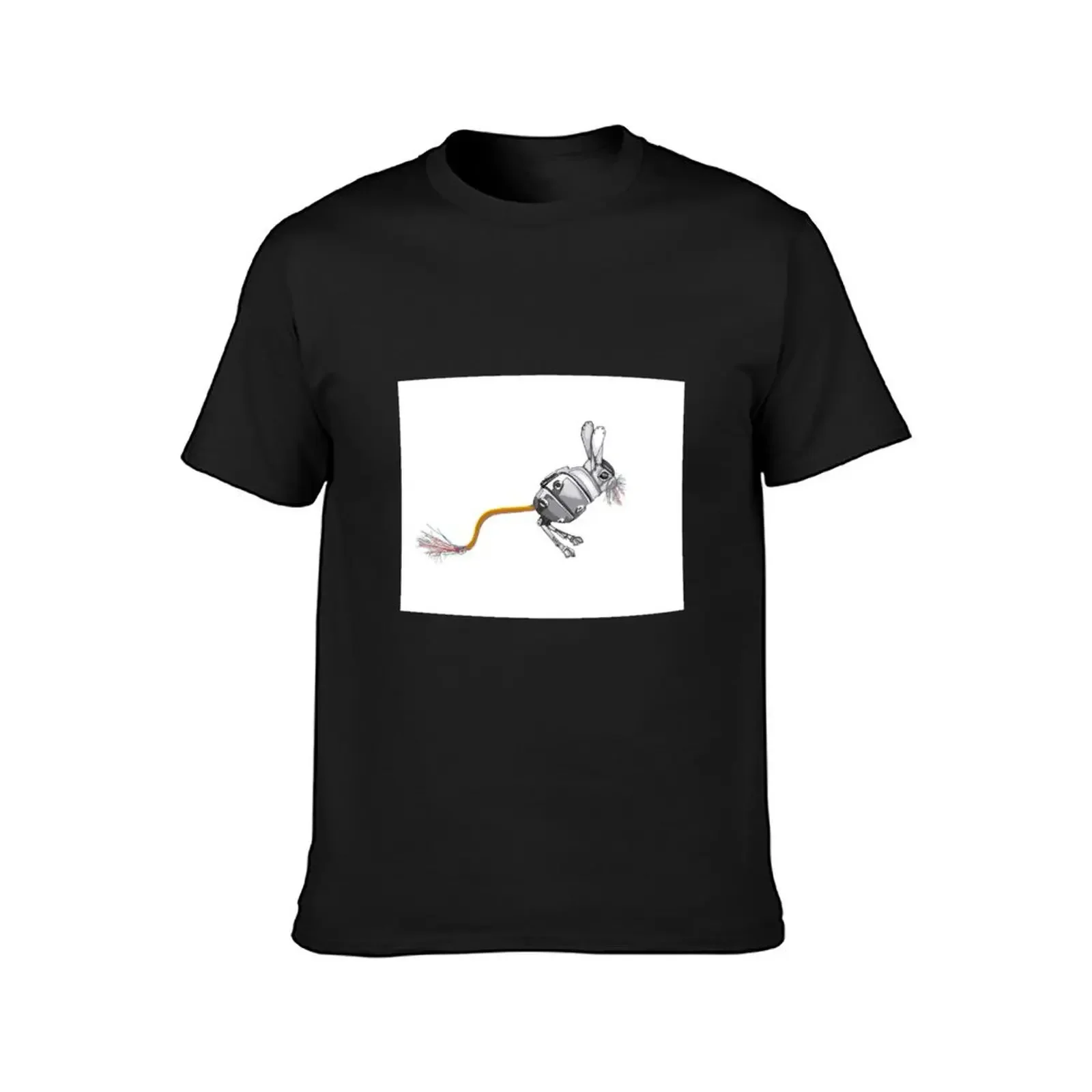 Robotic Jerboa T-Shirt blue archive sweat football t shirt clothes for men