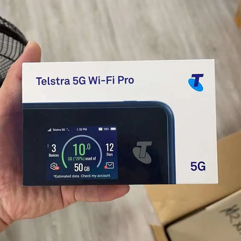 Top Unlocked MU500 Telstra 5G Wi-Fi Pro WiFi6 Mobile Hot Spot 5G mmWave & Sub6G Pocket Router Dual Band 4G LTE Cat20 Modem