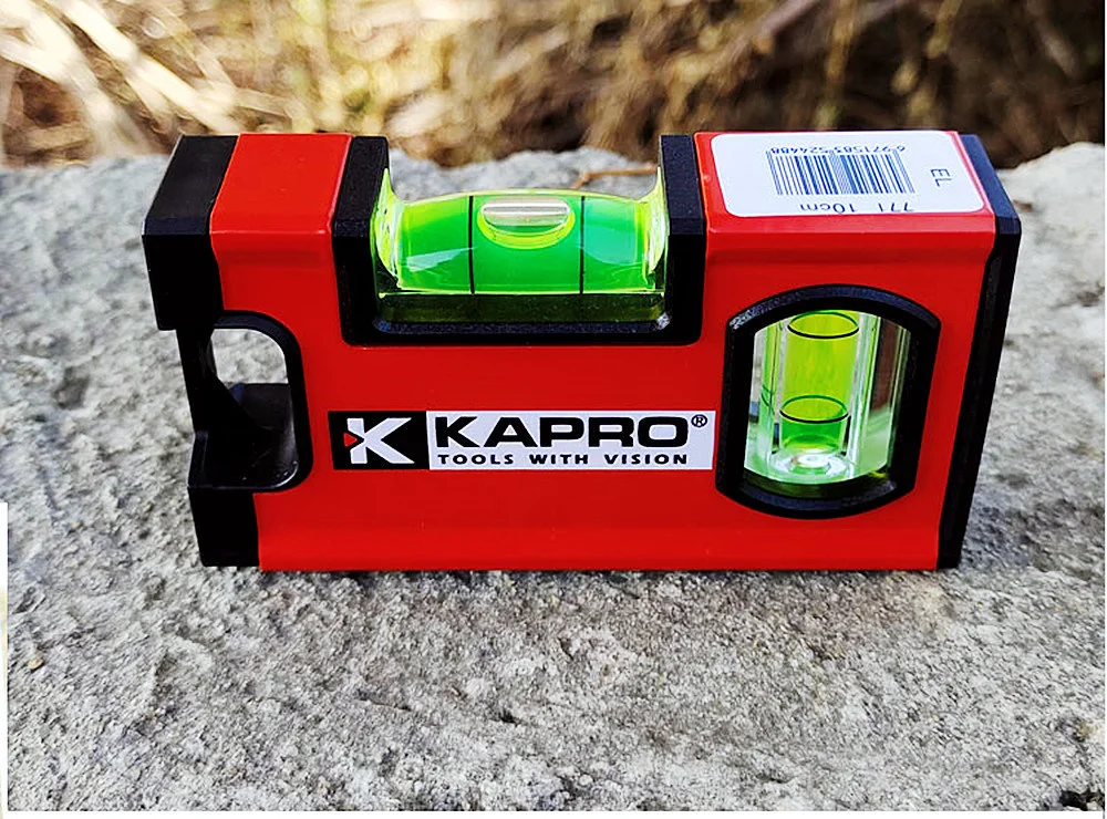 Kapro-tragbare magnetische Wasserwaage, Nivellierwerkzeug für den Aluminiumbau, Messwasserwaage, 10 cm, 15 cm, 20 cm – Detail 2