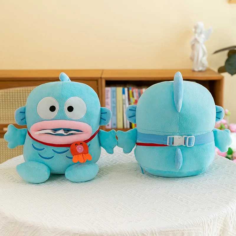 Cartoon Clown Vis Hangyodon Omliggende Pop Tissue Box Creatieve Pop Auto Thuis Draagbare Decoratieve Tissue Box