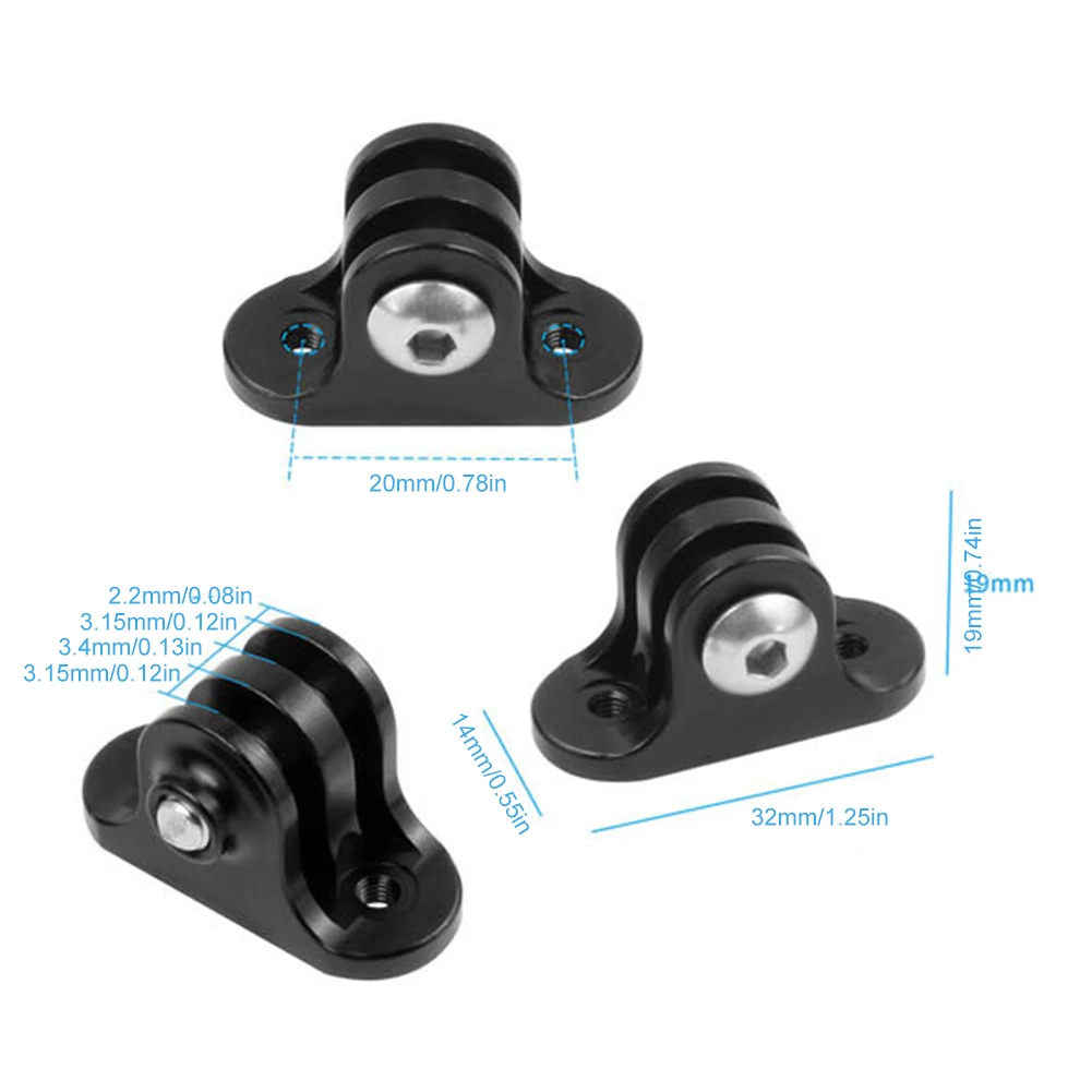 Soporte para ordenador de bicicleta, adaptador de soporte para faro de cámara de bicicleta para Garmin, adaptador de soporte Gopro, Base de fijación, asiento de conexión