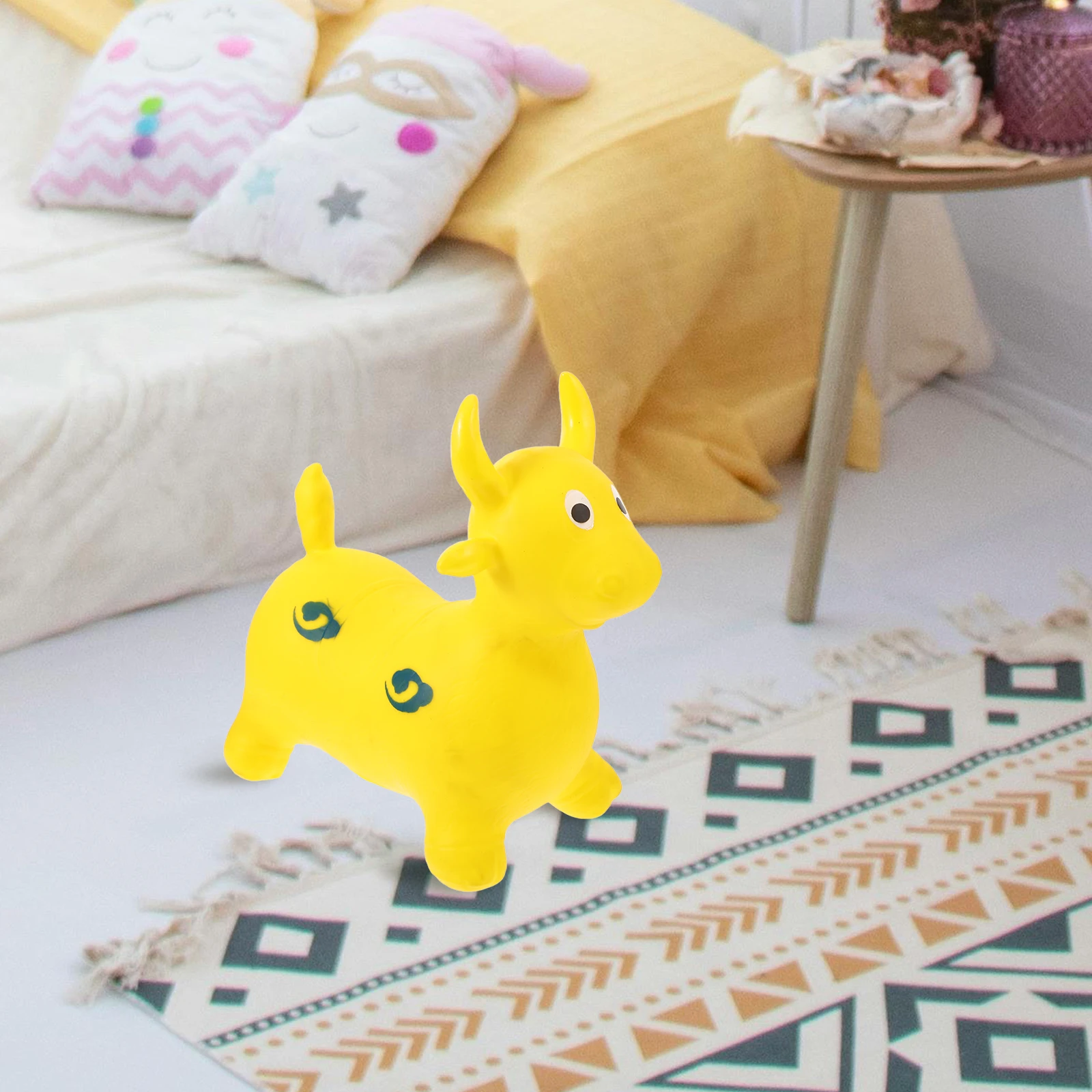 

1Pcs Inflatable Mini PVC Animal Creative Funny Music Playing Durable Educational Decorations Random Color Inflatable Toy