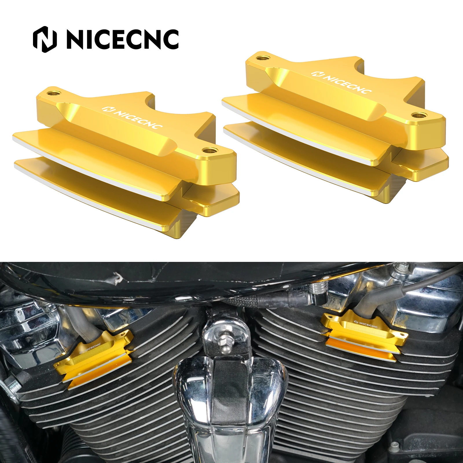 

For M8 Engine Finned Spark Plugs for Harley Street Bob 114 FXBBS Street Glide ST Road Glide ST Low Rider ST FXLRST 2022 2023