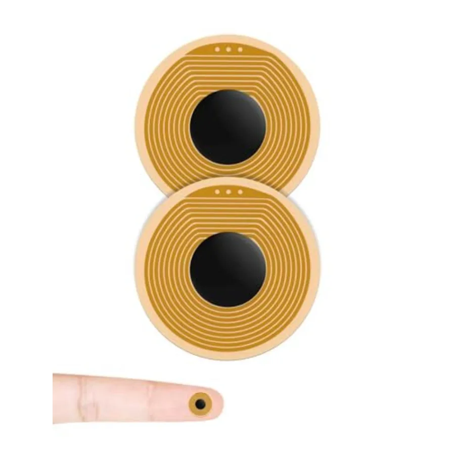 

NFC Tags Sticker with NTAG215 Chip 10mm Waterproof Flexible Rewritable RFID Stickers 504 Bytes Memory for All NFC-Enabled Devic