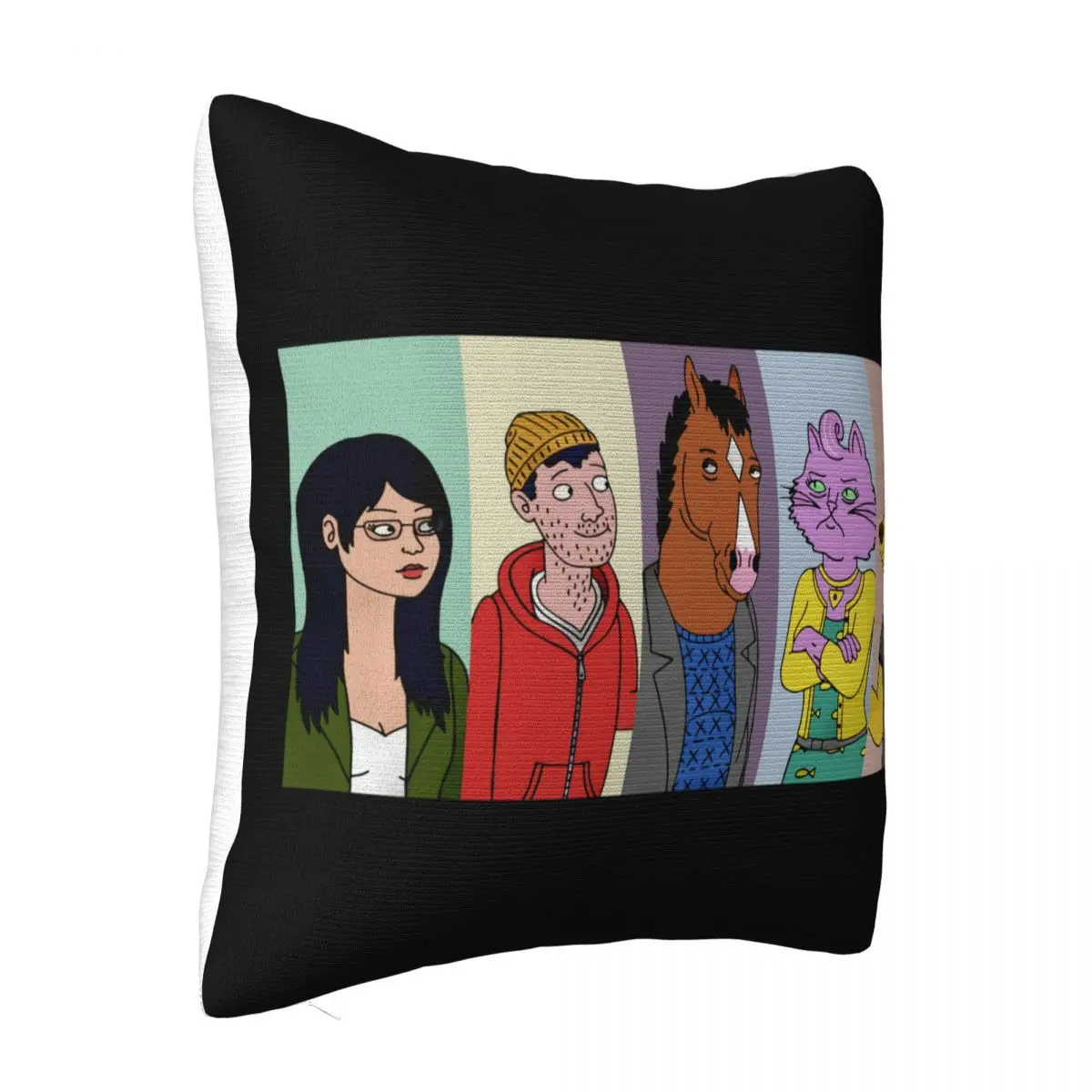 Bojack Tv Series Horseman Characters Mens Womens Unisex Fan Stylish Summer Streetwear Pillow Case