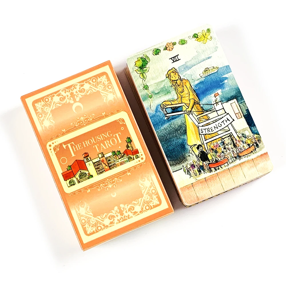 The Housing Tarot Cards 78 Cards English Version Divination Board Games Cards Game Family Gatherings Entertainment Tarot Cards